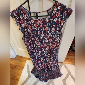 Loft Summer Floral Romper